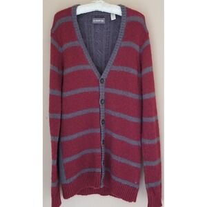 RICHARD CHAI For ORIGINAL PENGUIN Acrylic/Wool Blend Knitted Long Cardigan Sz M!